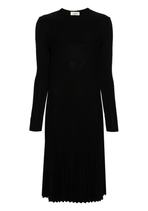 MRZ virgin wool midi dress - Black
