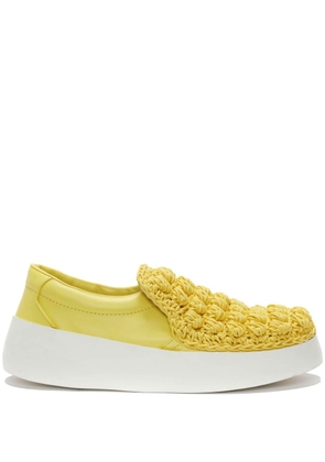 JW Anderson pop-corn slip-on sneakers - Yellow