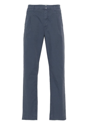 Incotex mid-waist tapered trousers - Blue