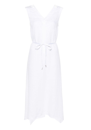 Peserico bead-embellished midi dress - White