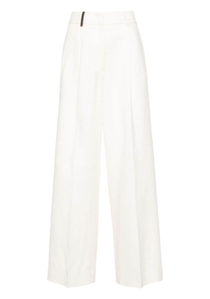 Peserico pleat-detail trousers - Neutrals