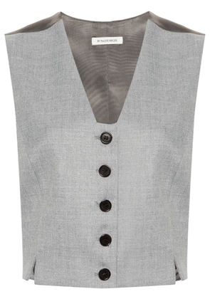 By Malene Birger V-neck single-breasted waistcoat - Grey