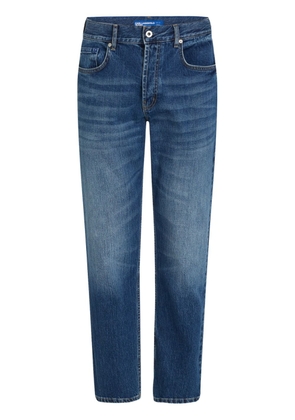 Karl Lagerfeld Jeans whiskering-effect tapered-leg jeans - Blue