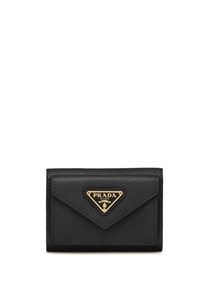 Prada small Saffiano wallet - Black