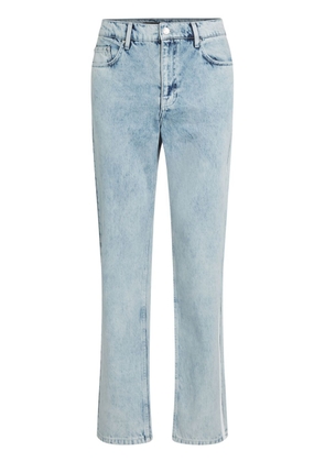 Karl Lagerfeld logo-tape straight-leg jeans - Blue