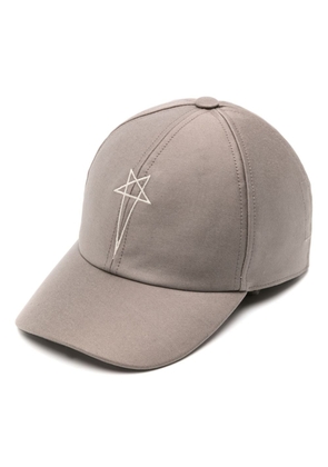 Rick Owens DRKSHDW motif-embroidered baseball cap - Neutrals