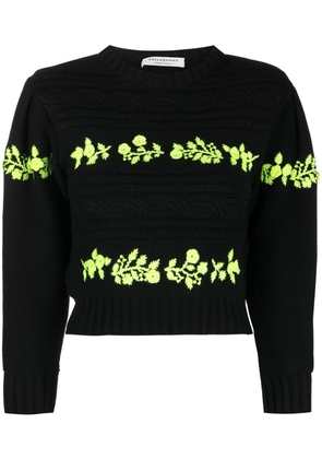 Philosophy Di Lorenzo Serafini long-sleeve knitted jumper - Black