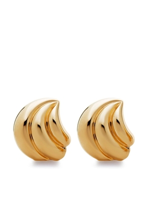 Monica Vinader Swirl polished-finish earrings - Gold