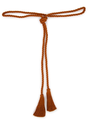 PAULA Olivina tasselled rope belt - Orange