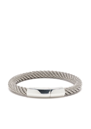 Bottega Veneta twisted chain bracelet - Silver