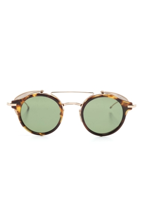 Thom Browne Eyewear pilot-frame sunglasses - Gold