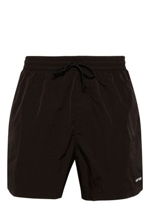 Carhartt WIP Tobes crinkled swim shorts - Black