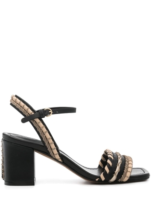 Ulla Johnson Sofia 70mm interwoven leather sandals - Black