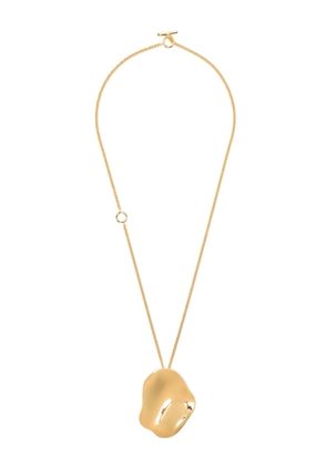 Jil Sander oversize-pendant necklace - Gold