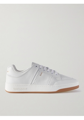 SAINT LAURENT - SL/61 Perforated Leather Sneakers - Men - White - EU 39
