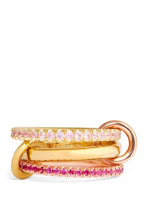 Spinelli Kilcollin Yellow Gold And Pink Sapphire Celeste Ring