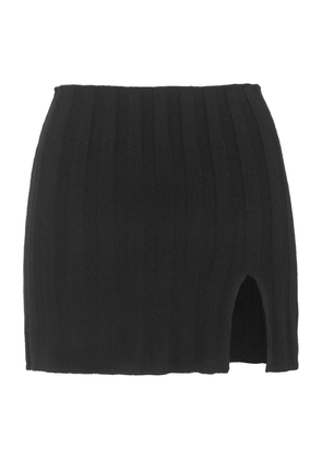 Cashmere In Love Wool-Cashmere Dua Mini Skirt