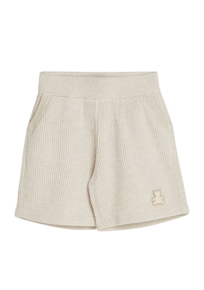 Brunello Cucinelli Kids Cotton Bernie Bear Shorts (2-6 Years)