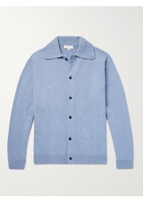 mfpen - Formal Cotton Cardigan - Men - Blue - S