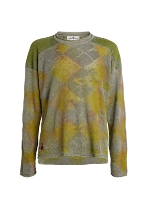 Vivienne Westwood Hemp Diamond-Stitch Sweater