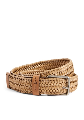 7 For All Mankind Woven Leather Belt