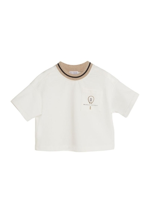 Brunello Cucinelli Kids Cotton Tennis T-Shirt (4-12 Years)
