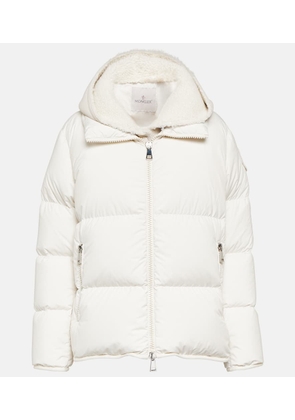 Moncler Labbe shearling-trimmed down jacket