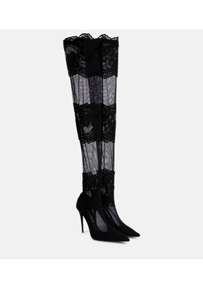 Dolce&Gabbana Over-the-knee sock boots