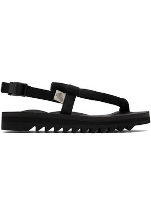 SUICOKE Black KAT-3 Sandals
