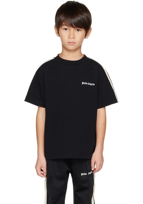 Palm Angels Kids Black Printed T-Shirt