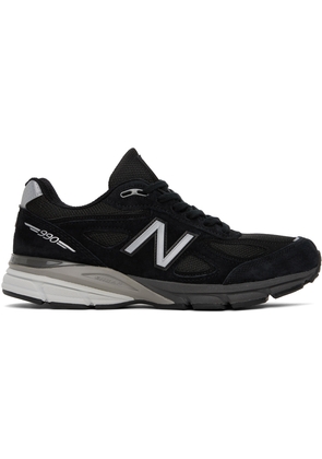 New Balance Black Made in USA 990v4 Core Sneakers