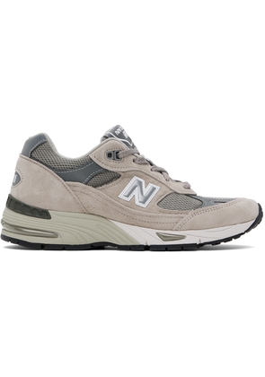 New Balance Gray Made In UK 991v1 Sneakers