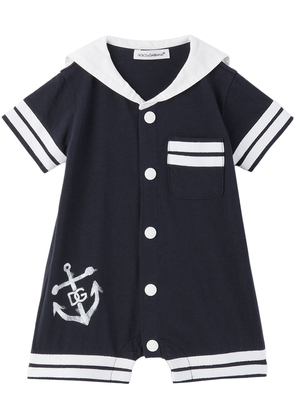Dolce & Gabbana Baby Navy Sailor Romper