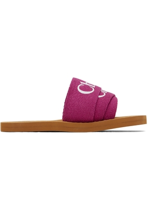 Chloé Kids Pink Printed Sandals