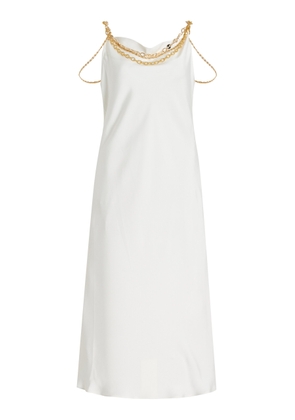 Rabanne - Chain-Detailed Mini Dress - White - FR 40 - Moda Operandi