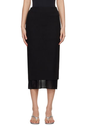 Gauge81 Black Sabie Midi Skirt
