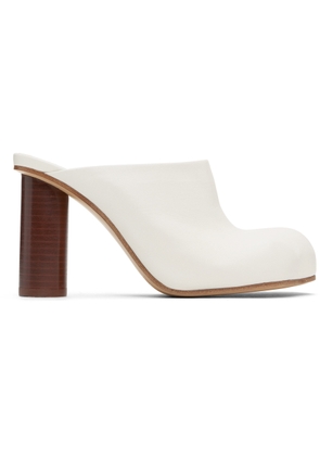 JW Anderson White Paw Leather Mules