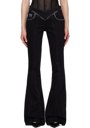 Versace Jeans Couture Black Flared Jeans