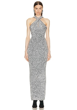 ALAÏA Dress in Argent - Metallic Silver. Size 40 (also in 38).