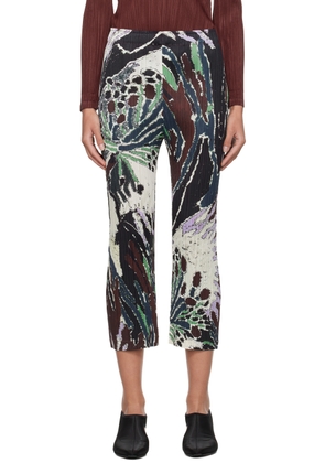 PLEATS PLEASE ISSEY MIYAKE Multicolor Frosty Forest Trousers