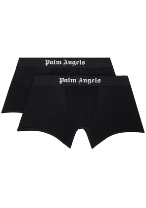 Palm Angels Two-Pack Black 'Palm Angels' Boxers