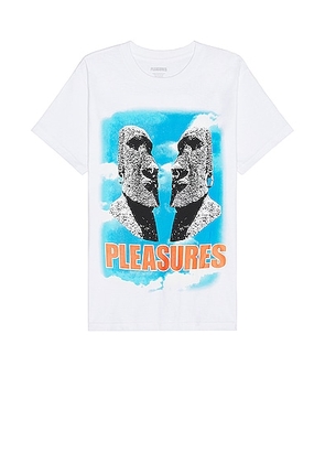 Pleasures Out Of My Head T-shirt in White - White. Size S (also in ).