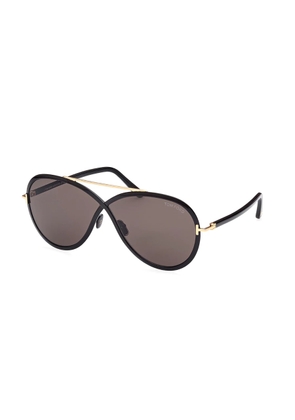 Tom Ford Rickie Smoke Butterfly Ladies Sunglasses FT1007 01A 65
