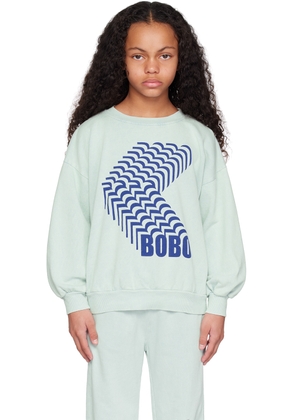 Bobo Choses Kids Blue Shadow Sweatshirt
