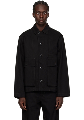 LEMAIRE Black Boxy Denim Jacket