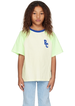 Bobo Choses Kids Off-White Color Block T-Shirt