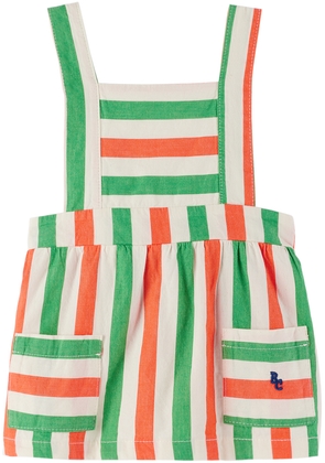 Bobo Choses Baby Off-White Striped Dress