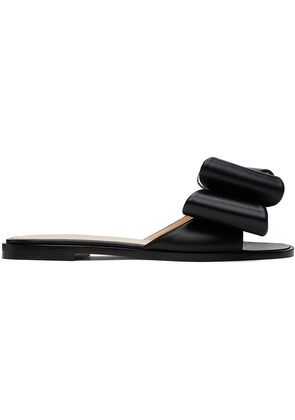 MACH & MACH Black 'Le Cadeau' 10 Sandals
