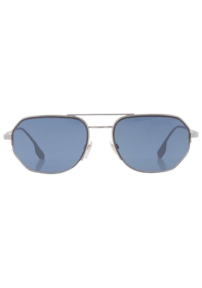 Burberry Blue Navigator Mens Sunglasses BE3140 100380 57
