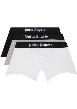 Palm Angels Three-Pack Multicolor 'Palm Angels' Boxers